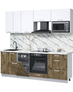 Кухонный гарнитур Интерлиния Мила Лайт 2.25-ПМ4