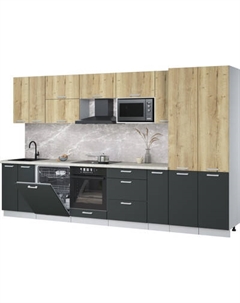 Кухонный гарнитур Интерлиния Мила Лайт 3.5-ПМ2