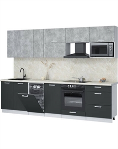 Кухонный гарнитур Интерлиния Мила Лайт 2.9-ПМ4