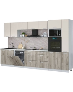 Кухонный гарнитур Интерлиния Мила Лайт 3.5-ПМ1