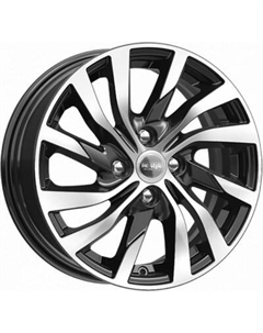 Литой диск K&K КС882 Vesta 15x6" 4x100мм DIA 60.1мм ET 50мм Алмаз черный K&k