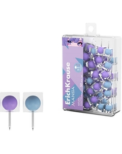 Кнопки канцелярские Erich Krause Manga / 62060 Erich krause