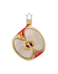 Елочная игрушка Inge's Christmas Fresh From The Market. Половина яблока / 10004S012 Inge's christmas