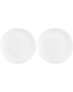 Набор тарелок Elan Gallery Веточки-цветочки / 630093 Elan gallery