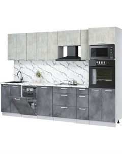 Кухонный гарнитур Интерлиния Мила Лайт 3.0-ПМ3