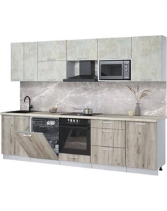 Кухонный гарнитур Интерлиния Мила Лайт 2.9-ПМ2