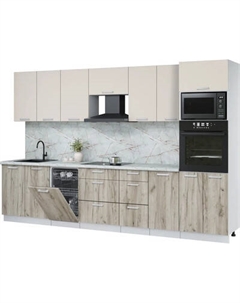 Кухонный гарнитур Интерлиния Мила Лайт 3.25-ПМ3