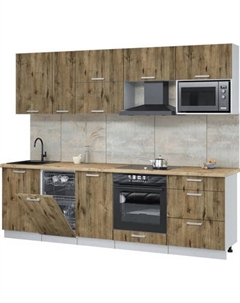 Кухонный гарнитур Интерлиния Мила Лайт 2.6-ПМ4