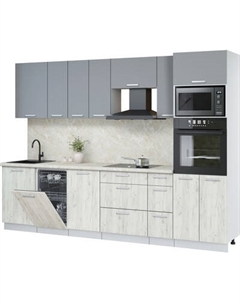 Кухонный гарнитур Интерлиния Мила Лайт 2.9-ПМ3