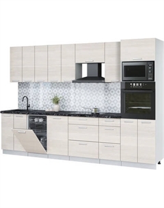 Кухонный гарнитур Интерлиния Мила Лайт 3.1-ПМ3