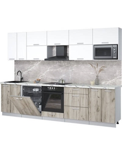 Кухонный гарнитур Интерлиния Мила Лайт 3.0-ПМ2