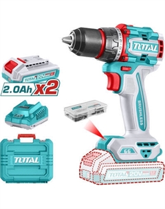 Аккумуляторная дрель-шуруповерт TOTAL TDLI20668 Total
