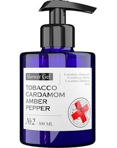 Гель для душа Maniac Gourmet Парфюмированный №2 Табак, кардамон, амбра, черный перец Maniac gourmet