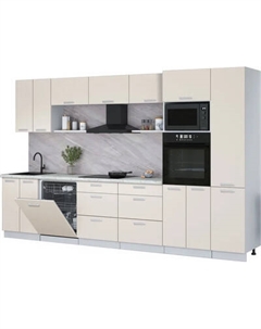 Кухонный гарнитур Интерлиния Мила Лайт 3.4-ПМ1