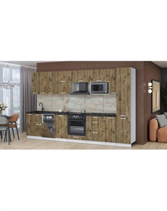 Кухонный гарнитур Интерлиния Мила Лайт 3.4-ПМ4