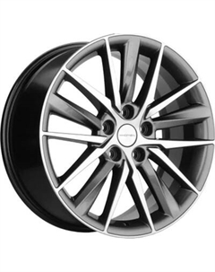 Литой диск Khomen KHW1807 A6/Q5 18x8" 5x112мм DIA 66.6мм ET 39мм Gray FP