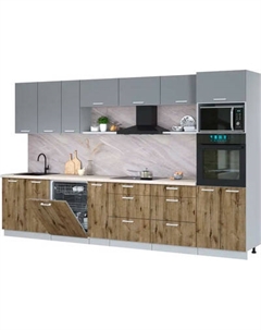 Кухонный гарнитур Интерлиния Мила Лайт 3.5-ПМ1-2