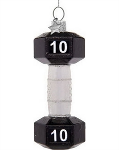 Елочная игрушка Vondels Гантель / 4217000105017