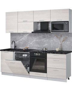 Кухонный гарнитур Интерлиния Мила Лайт 2.3-ПМ2