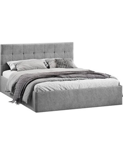 Полуторная кровать ТриЯ Джоли универсальная с ПМ Тип 1 140x200 и заглушиной Трия