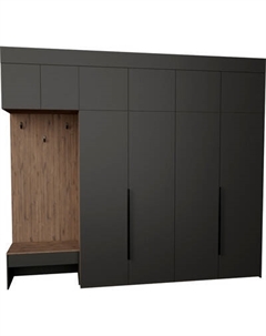 Секция в прихожую Рэйгрупп Рэй P274-B10-1-WK В10-1