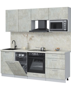 Кухонный гарнитур Интерлиния Мила Лайт 2.15-ПМ4