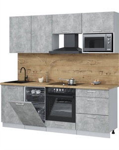 Кухонный гарнитур Интерлиния Мила Лайт 2.15-ПМ4