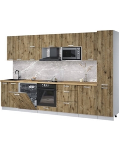 Кухонный гарнитур Интерлиния Мила Лайт 3.3-ПМ2