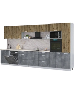 Кухонный гарнитур Интерлиния Мила Лайт 4.0-ПМ1