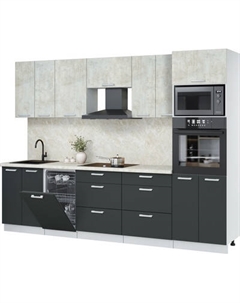 Кухонный гарнитур Интерлиния Мила Лайт 2.85-ПМ3