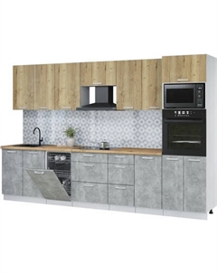 Кухонный гарнитур Интерлиния Мила Лайт 3.25-ПМ3