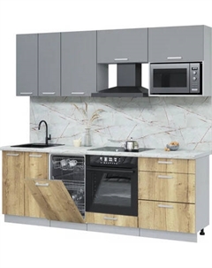 Кухонный гарнитур Интерлиния Мила Лайт 2.25-ПМ4