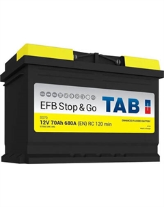 Автомобильный аккумулятор TAB EFB 70R L3 R+ Tab