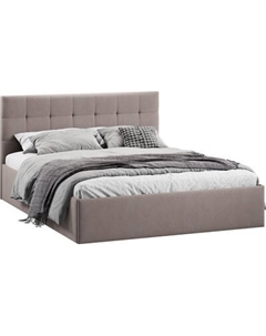 Двуспальная кровать ТриЯ Джоли универсальная с ПМ Тип 1 180x200 и заглушиной Трия