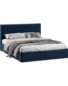 Двуспальная кровать ТриЯ Пандора с ПМ и заглушиной 160x200 Тип 1 Трия