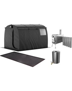 Палатка-баня MORZH Max с полом, печью и баком для воды Morzh