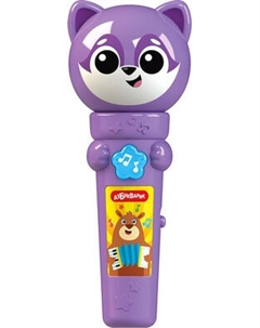 Развивающая игрушка Азбукварик Веселый Енотик Микрофончики-зверята / 3419