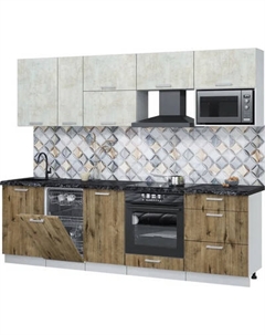 Кухонный гарнитур Интерлиния Мила Лайт 2.6-ПМ4