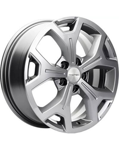 Литой диск Khomen KHW1710 Jolion 17x7" 5x114.3мм DIA 66.5мм ET 37мм Gray