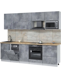 Кухонный гарнитур Интерлиния Мила Лайт 2.6-ПМ4