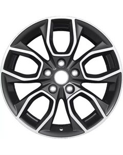 Литой диск Khomen KHW1713 Forester 17x"7 5x114.3мм DIA 56.1мм ET 48мм Black FP