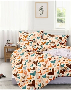 Комплект постельного белья Царство сновидений 2сп Сердечки 50x70 / 150-0525