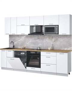 Кухонный гарнитур Интерлиния Мила Лайт 2.8-ПМ2