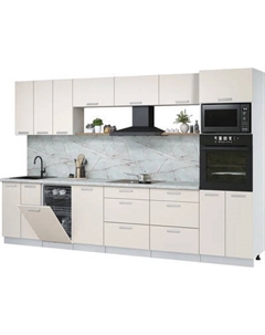 Кухонный гарнитур Интерлиния Мила Лайт 3.3-ПМ3