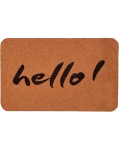 Коврик грязезащитный ComeForte Велюр Hello 60x90 Comeforte