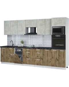 Кухонный гарнитур Интерлиния Мила Лайт 3.25-ПМ3