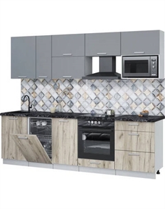 Кухонный гарнитур Интерлиния Мила Лайт 2.6-ПМ4