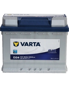 Автомобильный аккумулятор Varta Blue D24 60R 540A