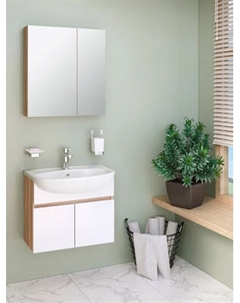 Тумба с умывальником Runo Лада 60 + Уют 60