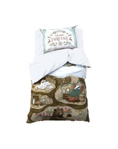 Комплект постельного белья Этель Зимой в берлоге 1.5сп / 10385146